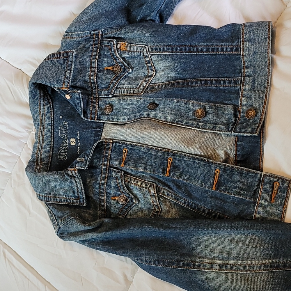 Miss me crop Jean jacker